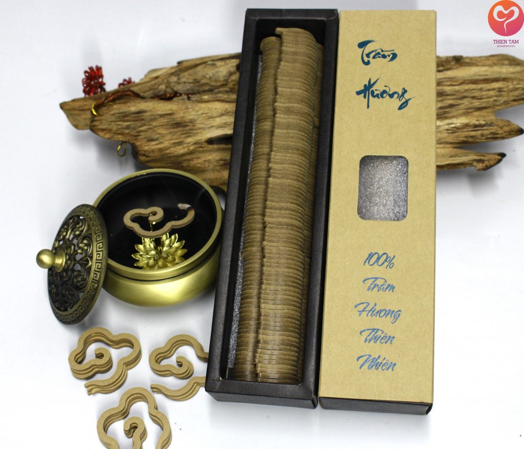 bột trầm hương nén